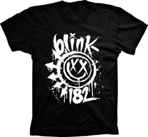 Camiseta Masculina Blink-182 Rock Camisa Blink Símbolo