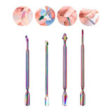 Set De Manicura Y Pedicura Cuticle Pusher Con Funda