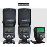 Kit 2 Flash Yongnuo Yn560iv + Controlador 560txii Para Nikon