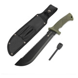 Machete Sierra Con Pedernal Funda Ozark Camping Caceria