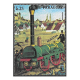 Locomotora Antigua - Paraguay - Mint Muestra - Michel 4028