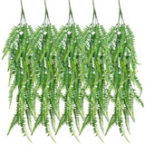 Kit 5 Samambaia Verde Planta Artificial Decorativa Atacado