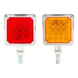 2 Plafones Direccionales Cuadrados Izq/ Der 12-24v Tunelight