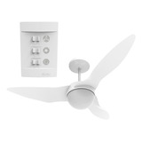 Ventilador De Teto Aliseu Terral Branco Controle De Parede