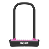 Candado Bicicleta Onguard Neon 8153 - U Lock Rosado