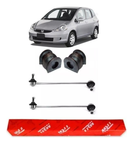 Kits Bieleta+bucha Estabilizador Dt Honda Fit  2003 A 2008