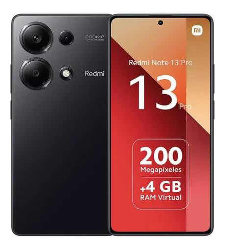 Xiaomi Redmi Note 13 Pro 256gb Black 8gb Ram Global +brindes