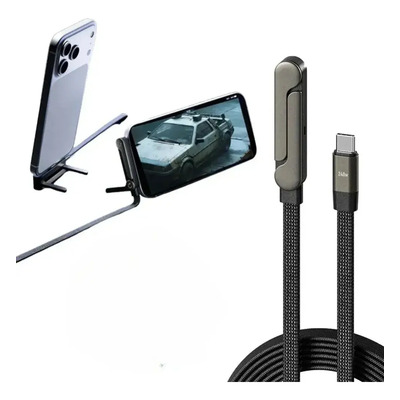 Cable Usb-c Tipo C 240w Con Soporte Para Celular Generic C To C | Envío gratis
