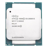 Processador De Cpu Xeon E5 2666v3 2,9 Ghz 25m 135w Lga 2011-