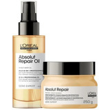 Kit L´oréal Absolut Repair Óleo 10-in1 90ml + Máscara 250g