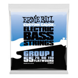 Encordado Flatwound Ernie Ball 2802 Bajo 4 Cuerdas