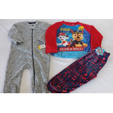 Set Mameluco Y Pijama P/niño Paw Patrol