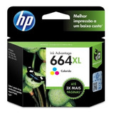 Cartucho Tinta Hp 664 Xl Color Original - 2136 / 2676 / 3776