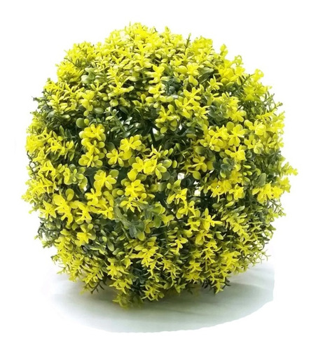 Topiario Esfera Cesped Artificial Flores 23 Cm - Sheshu Home