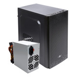 Gabinete C3 Tech Micro Atx  Com Fonte 2 Baias Preto Nfe