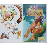 Películas Vhs Tarzan - Tigger Originales De Colección