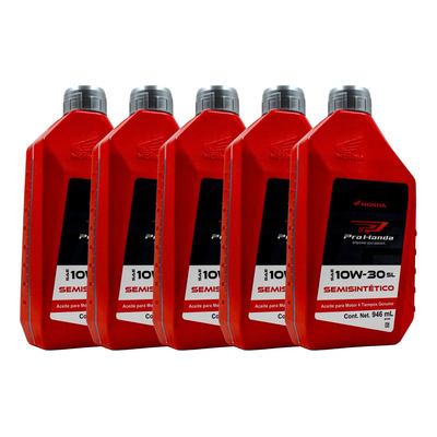 Aceite Simisintetico Honda 10w30 Sl 5pz | Envío gratis