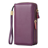 Billeteras Mujer  Sendefn Cartera De Cuero Para Mujer Con Bl