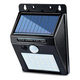 Foco 20 Led Solar Sensor Movimiento Exterior Hogar Rondon