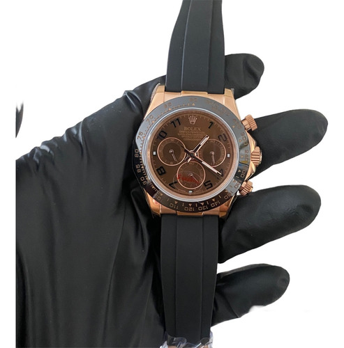 Compatible Con: Reloj Rolex Daytona Color Oro Rosa Caucho 