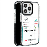 Funda Para iPhone Mercedes F1 Nombre Personalizada