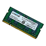 Memoria Ram Crucial 2gb Ddr2 800mhz Para Laptop Blister