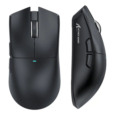 ATTACK SHARK X11SE Ratón inalámbrico ultraligero para juegos, Tri-Mode 2.4G \u002F USB-C con cable \u002F BT, 22K DPI, Sensor óptico PAW3311, 59g, 5 botones programables, Batería de 300mAh para PC\u002FMac -Negro | Envío gratis
