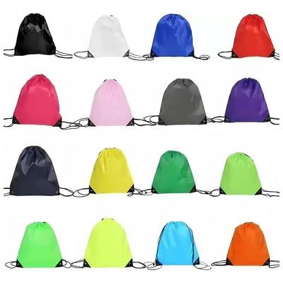 For 16pzs Morral Bolsas Lona Cuellera Viaje Bolsas Con M,../