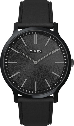 Reloj Timex Para Hombre Gallary De 40 Mm - Correa Negra Esfe