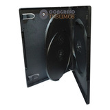 Caja Estuche Múltiple Triple Para 3 Dvd/cd C/folio 
