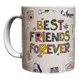 Taza De Ceramica Best Friends Forever Dia Del Amigo Cafe Te