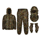 Ghillie Suit Camo Suit Woodland Pantalones Chaqueta Ropa