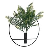 Planta Artificial Redonda C Ornaments Para Pared, 1 Unidad,