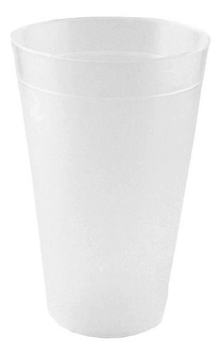 Eco Vaso Plastico Natural Fiestas Eventos 500 Cc  X 30 U.