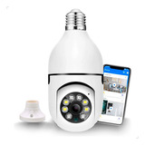 Camera 360 Wifi Full Hd Lampada Seguranca Espiã Inteligente