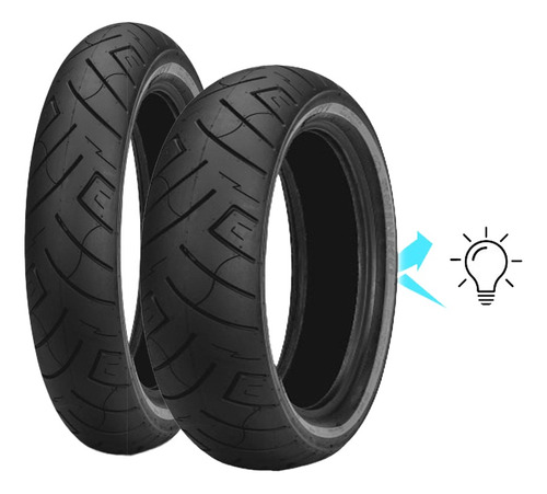 Llantas Shinko 100/90-19 Y 170/80b15 Heavy  Sr777 Reflective