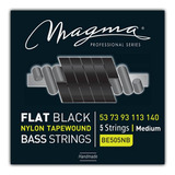 Cuerdas Magma Bajo 5 Cuerdas Black Nyl Flat 53-113 M Be505nb