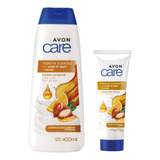 Set Avon Care Loción Corporal 400ml + Crema De Manos 75gr 