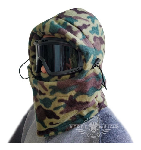 Máscara Balaclava Táctica Militar Pasamontaña Moto Bici Snowboard Bufanda Capucha Gorro Protector Térmico Polar Tapaboca