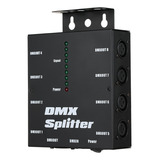 Dmx512 Splitter Óptico 8 Canales Amplificador De Distribuci