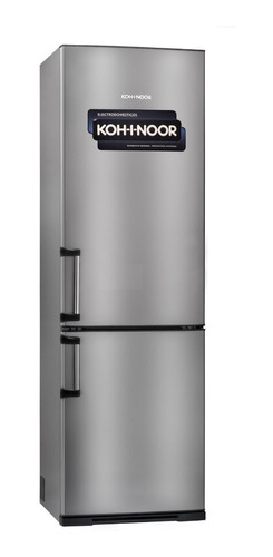 Heladera Kohinoor Acero Kga4094 Con Freezer 2 Motores 368lt