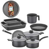 Set Combo Cocina Tramontina Teflon Antiadherente 9 Unidades