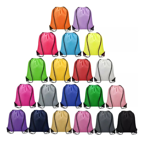 Pack 20 Bolso Poliester 33x43cm Para Estampar Sublimar