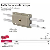 Cerradura Barra Doble Doble Cerrojo Hermex 43501