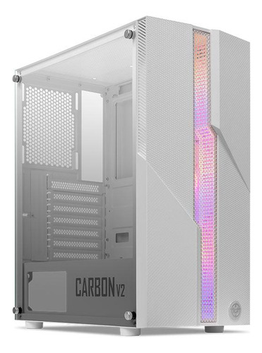 Gabinete Gamer Tgt Carbon V2, Rgb, Lateral De Vidro, 3 Fans,