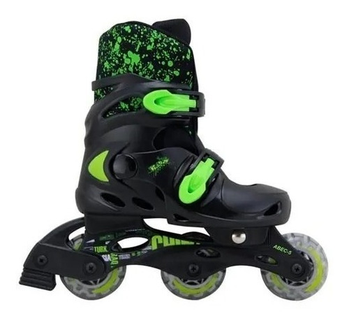 Patines Roller Extensible .alum. Powerblade 31-34 Carbono