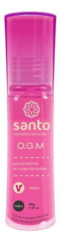 Santo Ogm Gel Excitante Feminino Orgasmo Intenso 40gr