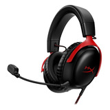 Auriculares Hyperx Cloud Iii Usb-c A Usb-a - Negros Y Rojos