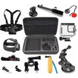 Kit Para Gopro Hero 11 E 12 Black Mala Case Estanque Bastao