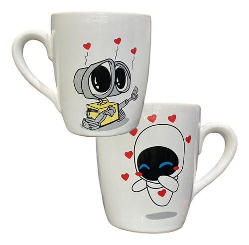 Combo Tazas Parejita Wall - E Y Eva | Wall - E 